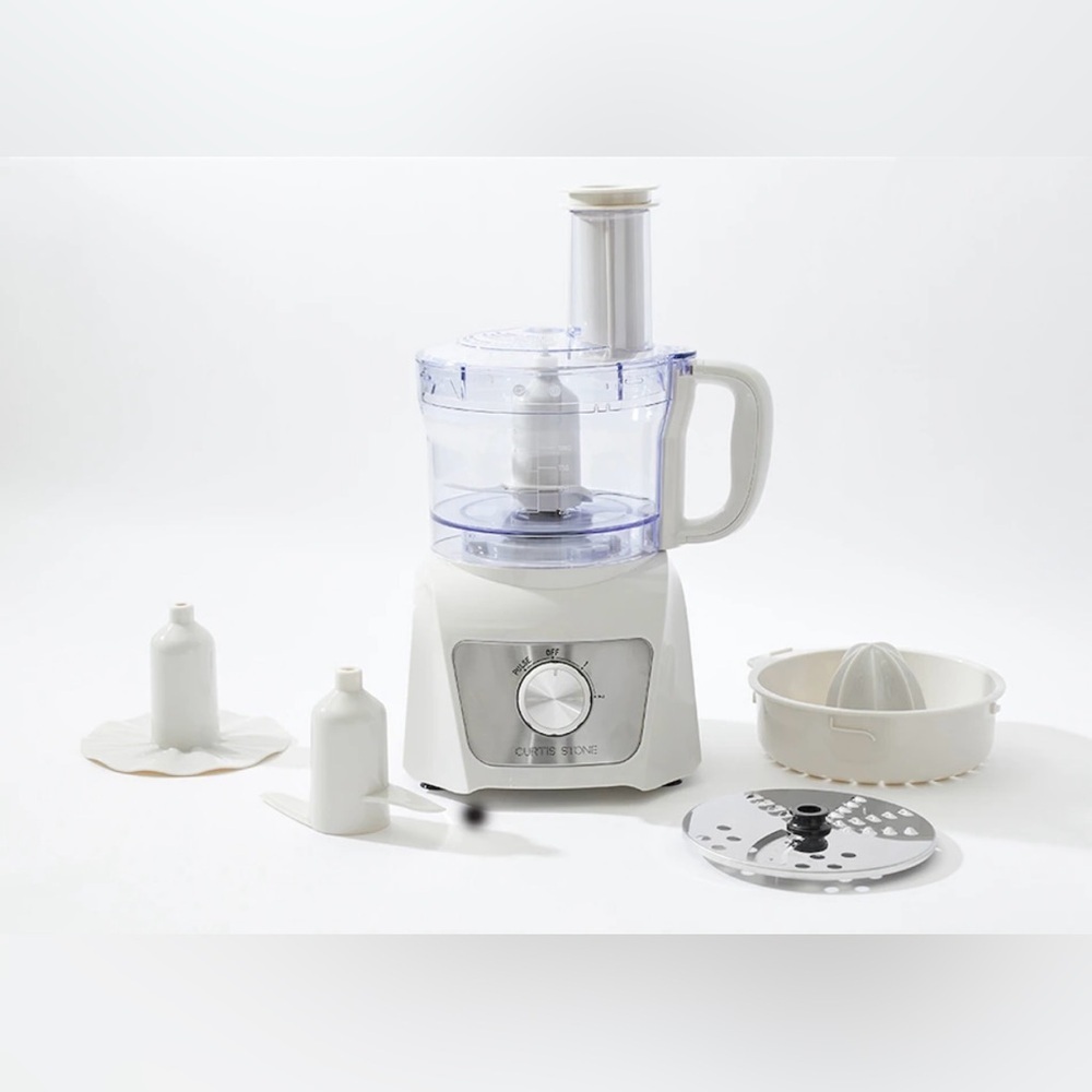NIB Curtis Stone 8 Cup Food Processor Slice Chop Shred and Blend 2 Speed Power